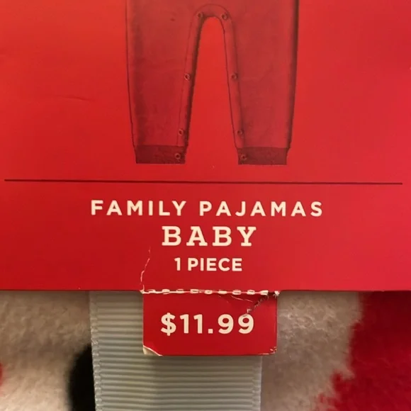 Target Wondershop Baby Santa Pajamas - Size 3/6 Months - Picture 4 of 7